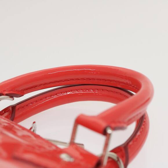 LOUIS VUITTON Vernis Rayures Alma BB Hand Bag Pink M91593 - Picture 14 of 16